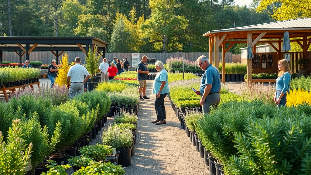 North Carolina native plant nursery, healthy potted trees, shrubs, and perennials, native plants for Raleigh landscaping