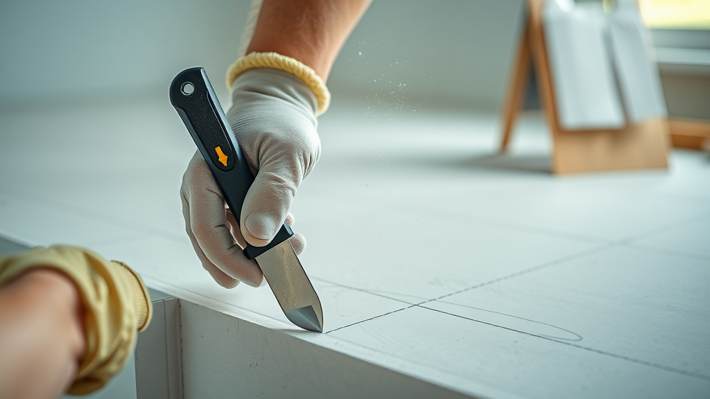 utility knife cutting drywall, diy home improvement tools, essential tool for home renovation