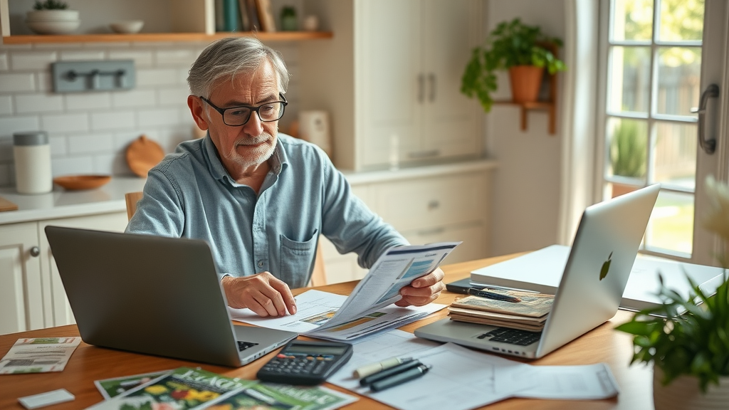 Raleigh homeowner planning a cost effective landscaping budget, focusing on savings for landscape design and installation